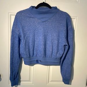 Flirtitude Blue Crop Top Sweater